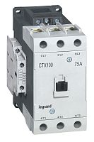 Контактор CTX³ 100 3P 75A (AC-3) 2но2нз ~110В | код 416184 |  Legrand